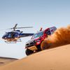 Násir Al Attíja (Toyota) v 2. etapě Rallye Dakar 2021