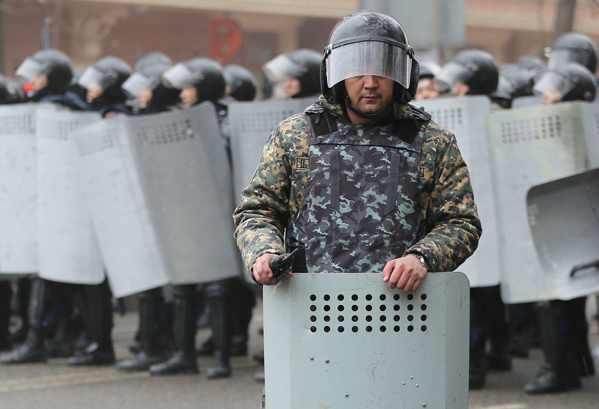 Protesty v Kazachstánu