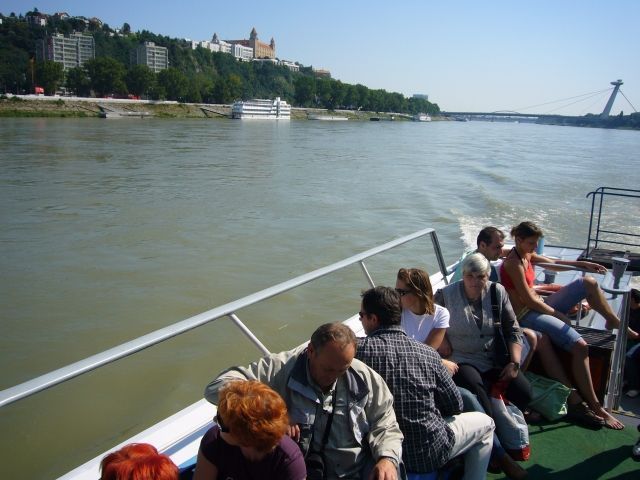 Plavba po Dunaji v Bratislavě