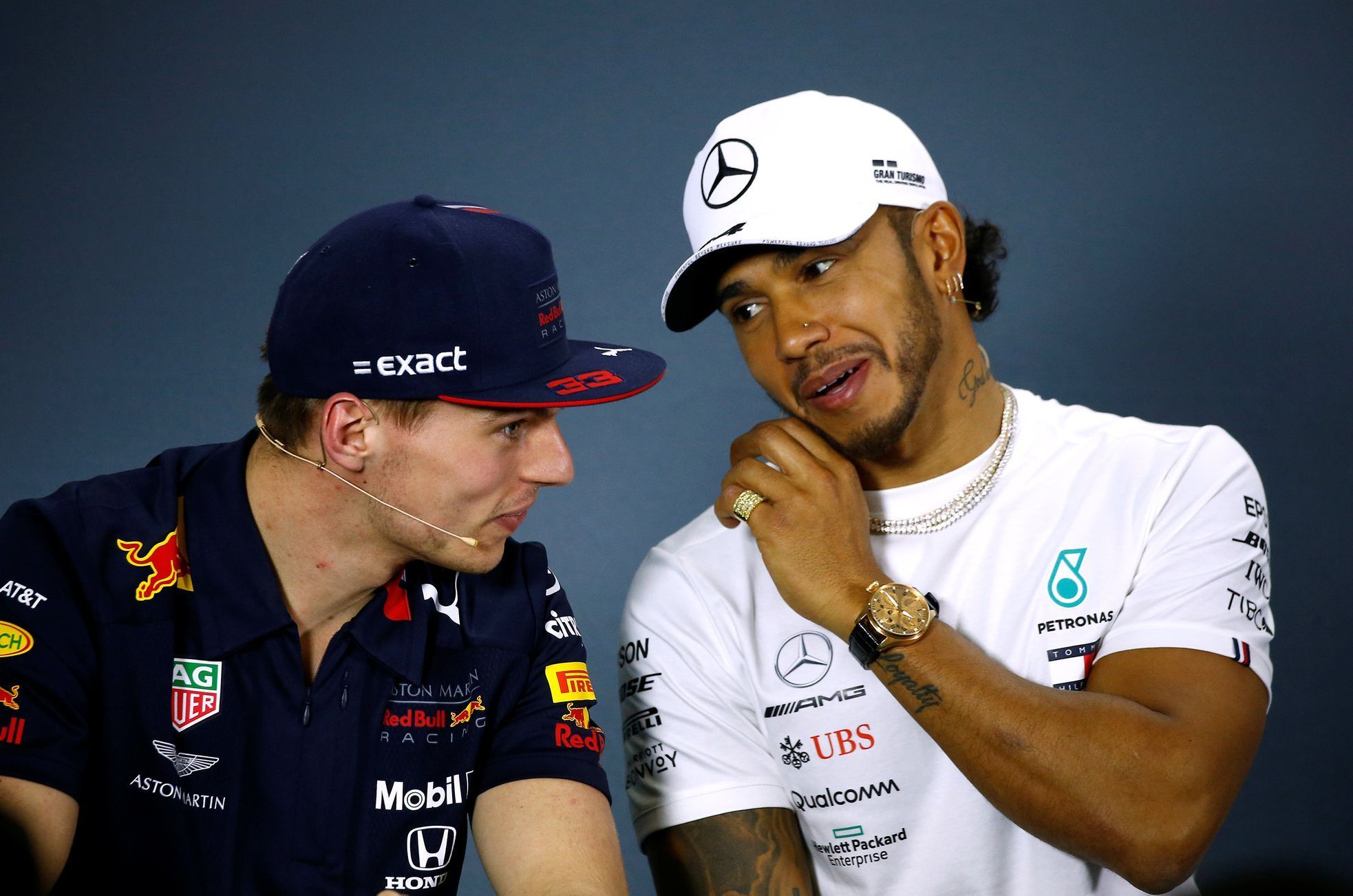 F1, VC Austrálie 2019: Max Verstappen a Lewis Hamilton