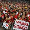 Finále  Asia Trophy, Arsenal-Everton: singapurští fanoušci Arsenalu