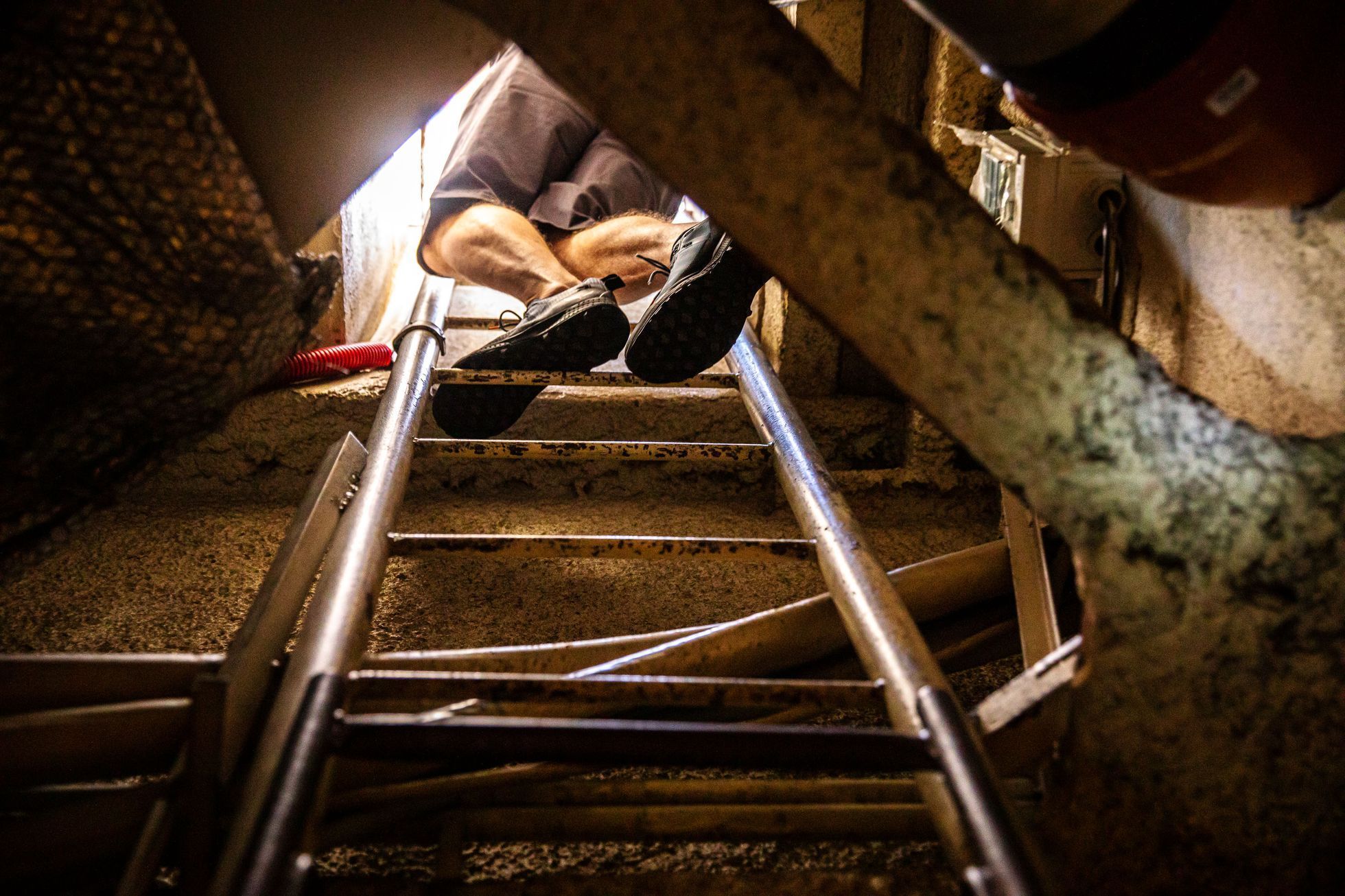 Praha, panorama, Pražský hrad, pohled ze střech, Praha z výšky