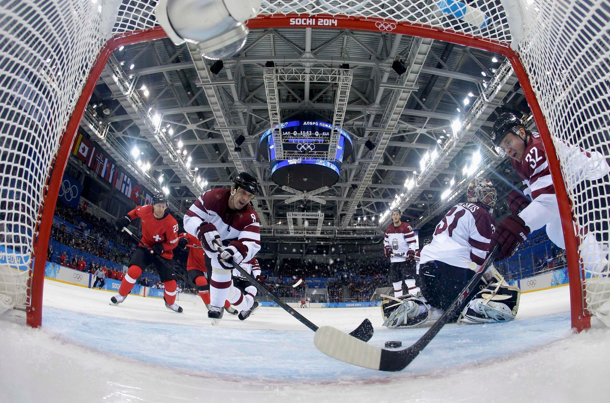 Soči 2014: Lotyšsko - Švýcarsko  (hokej, muži, skupina C)