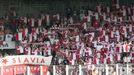 SL, Plzeň-Slavia: fanoušci Slavie