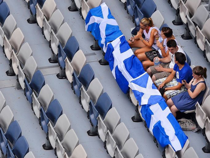 Australian Open: fanoušci a vlajky