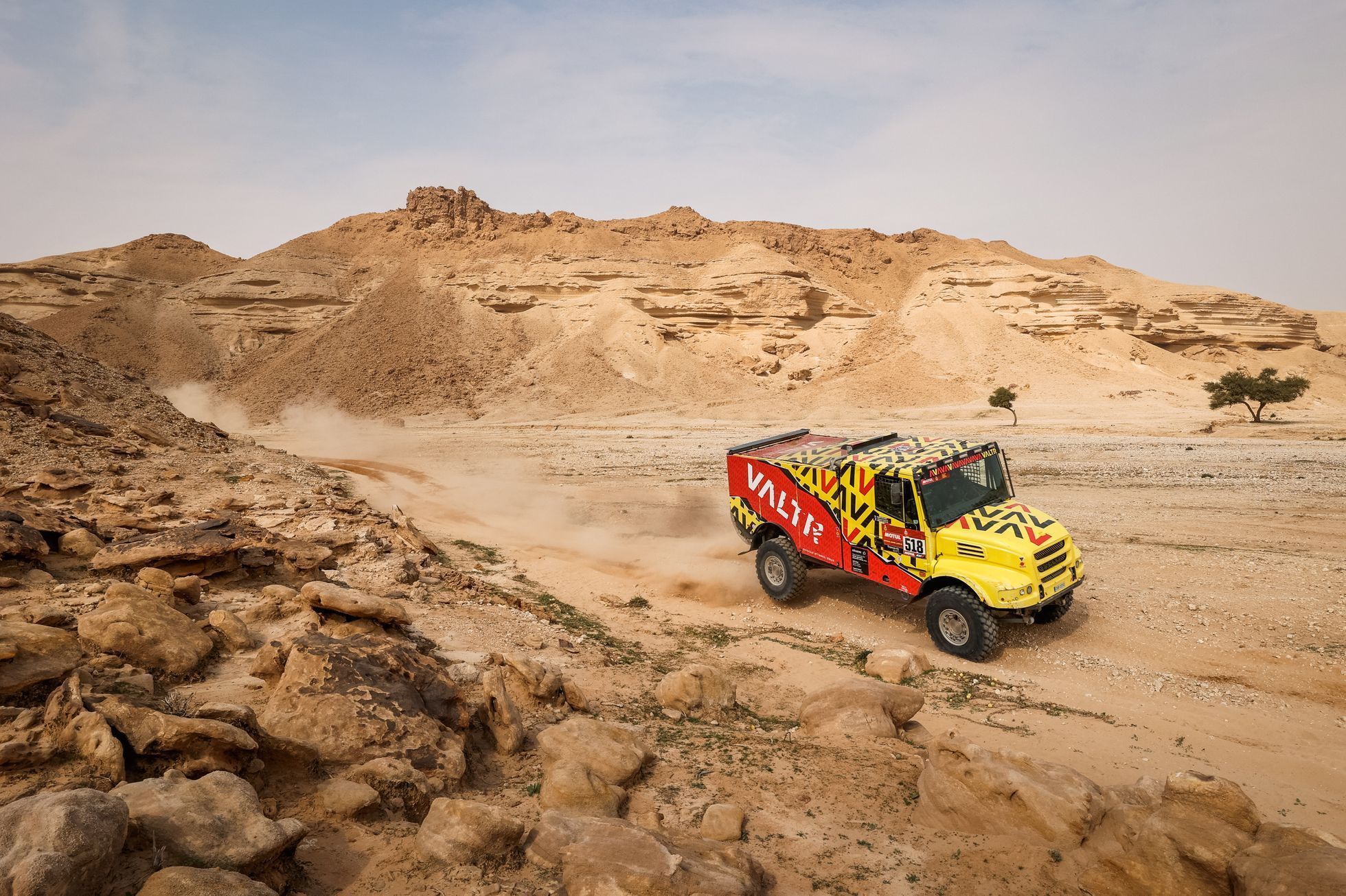 Jaroslav Valtr st. (Iveco) v 5. etapě Rallye Dakar 2021