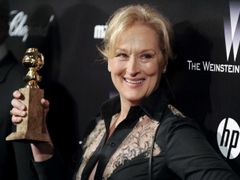 Afrer party po Zlatých Glóbech- Meryl Streep