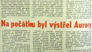 Časopis Stráž lidu - 7. listopadu 1977