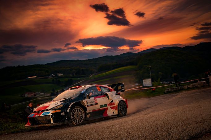 Kalle Rovanperä, Toyota na trati Chorvatské rallye 2022