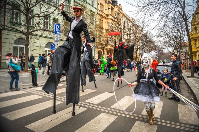 Karlínský masopust objektivem fotografa Richarda Horáka