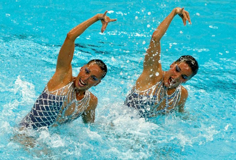 Synchronizované plavání