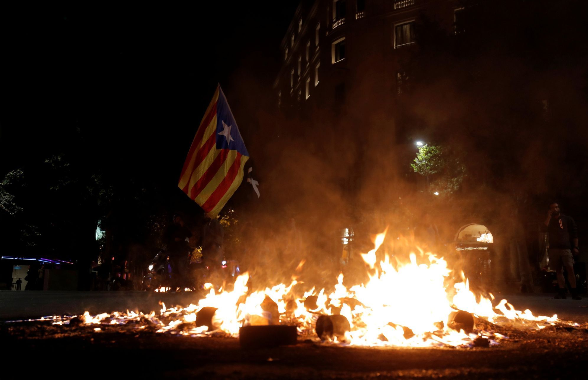Protesty v Barceloně