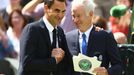 Wimbledon 2022, middle sunday (Roger Federer, John McEnroe)