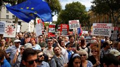 Demonstrace anti-brexit Londýn