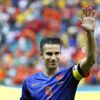 Netherlands  Persie waves at fans during their 2014 World Cup Group B soccer match against Spain at the Fonte Nova arena in Salvador