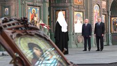 Vladimir Putin, Chrám Kristova vzkříšení, 2020