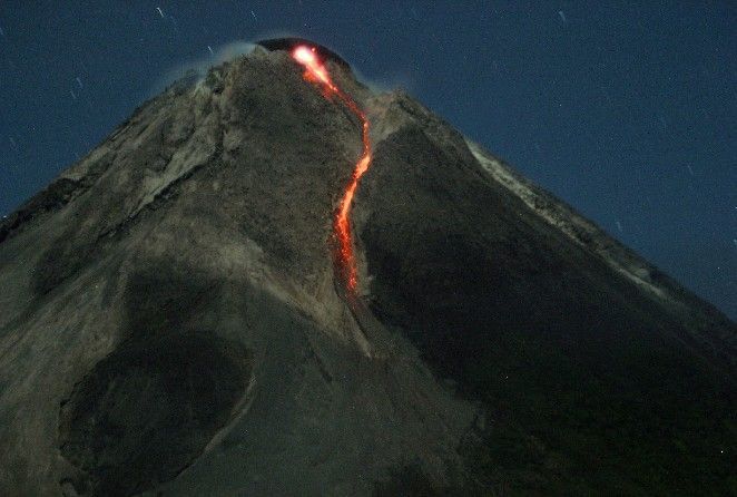 sopka Merapi