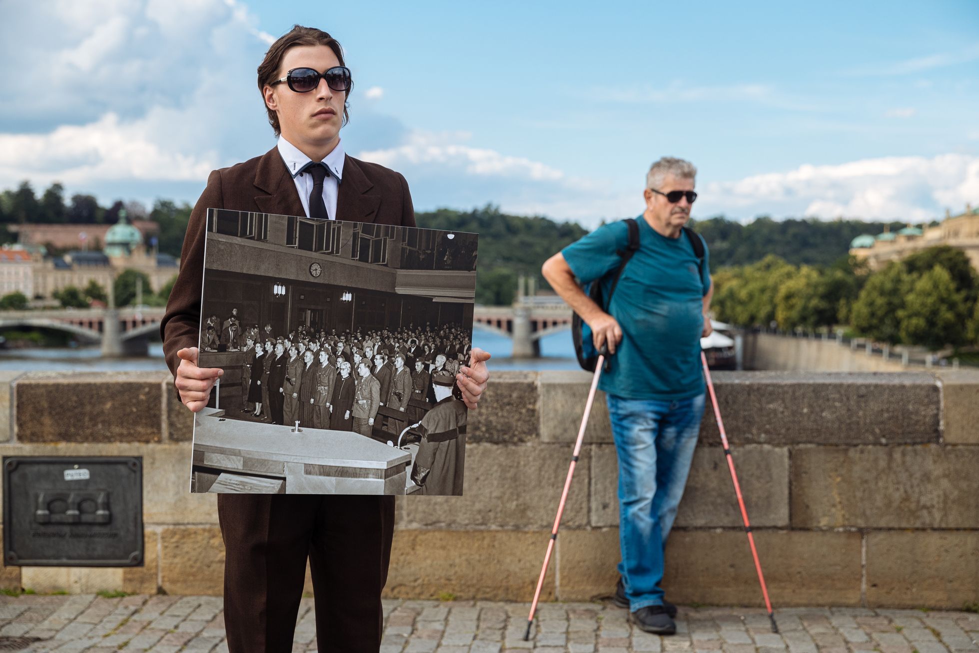 Příběhy bezpráví, Člověk v tísni, Milada Horáková, Karlův most, happening