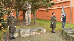 Vzpomínkový akt Spolku pro zachování odkazu českého odboje (snímek ze 17. listopadu 2017)