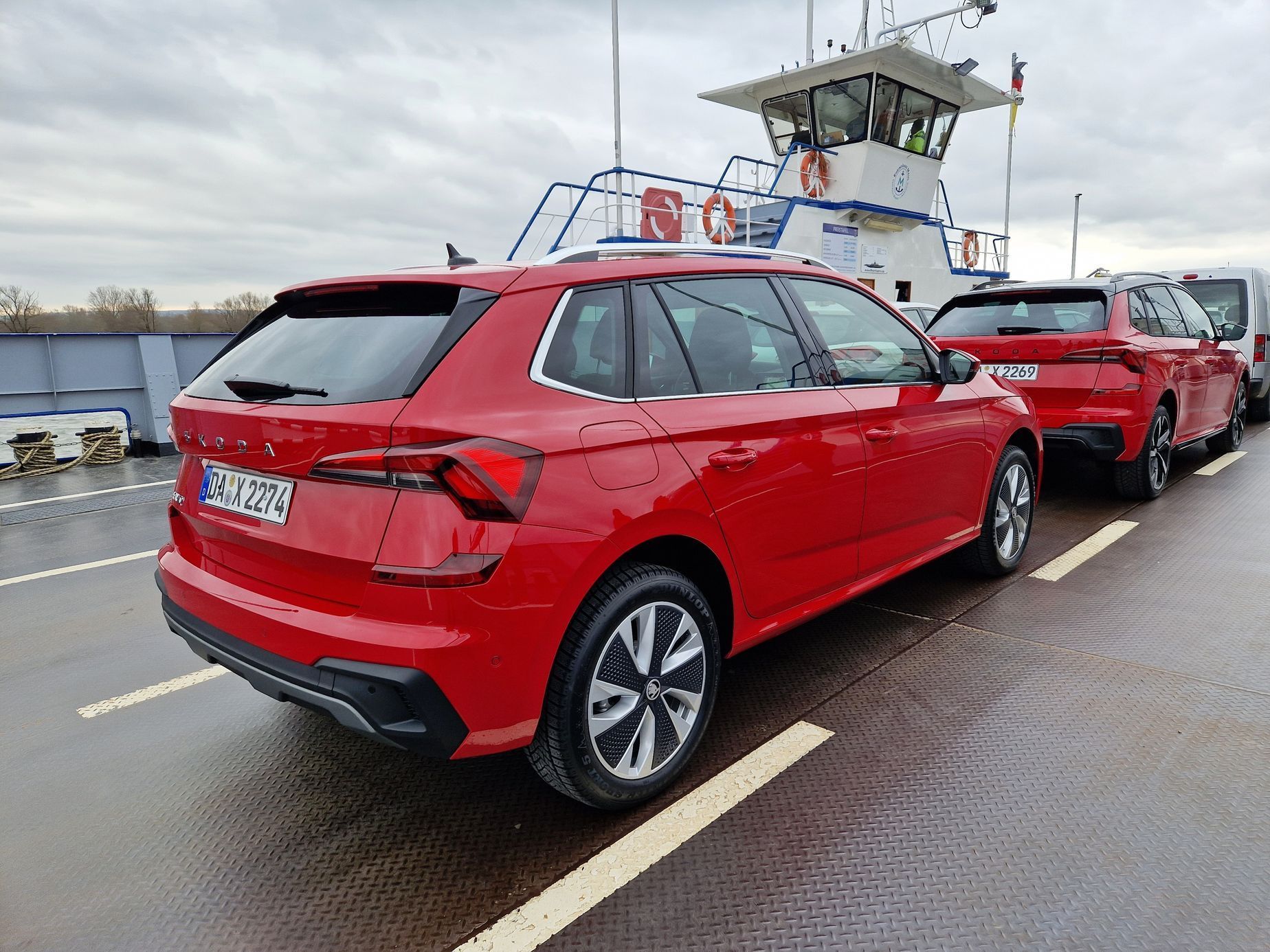 Škoda Scala a Kamiq jízdy Německo
