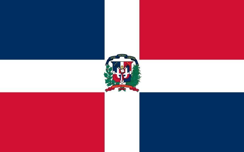 Dominikánská republika - vlajka