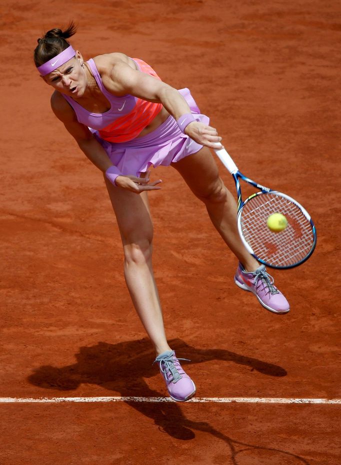 Lucie Šafářová ve čtvrtfinále French Open 2015