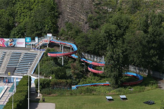 Plavecký stadion v Praze-Podolí