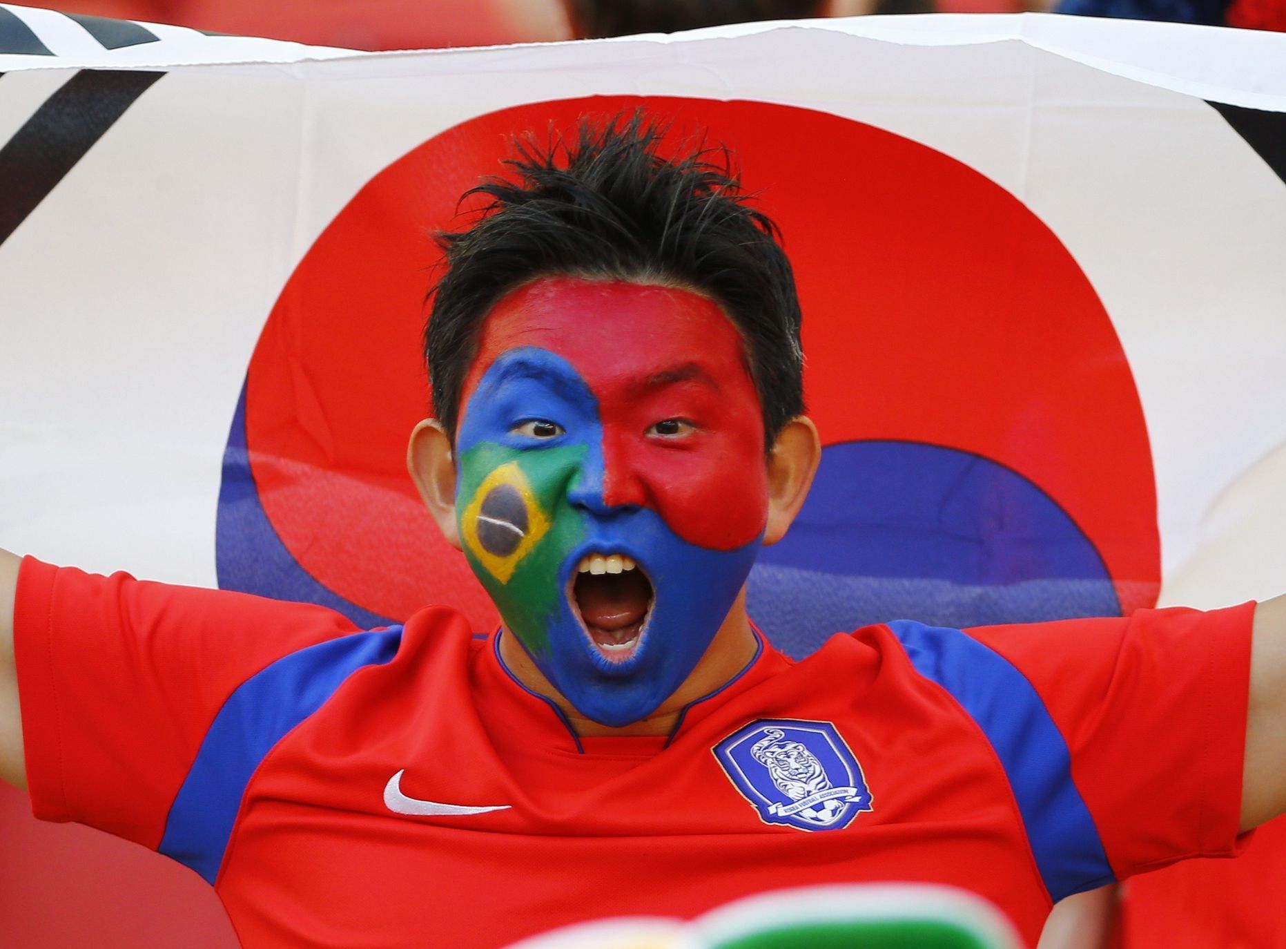 Fanoušci Jižní Koreje na MS ve fotbale 2014
