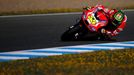 Ducati MotoGP rider Cal Crutchlow of Britain rides his bike during the third free practice session of the Spanish Grand Prix in Jerez de la Frontera, southern Spain, May