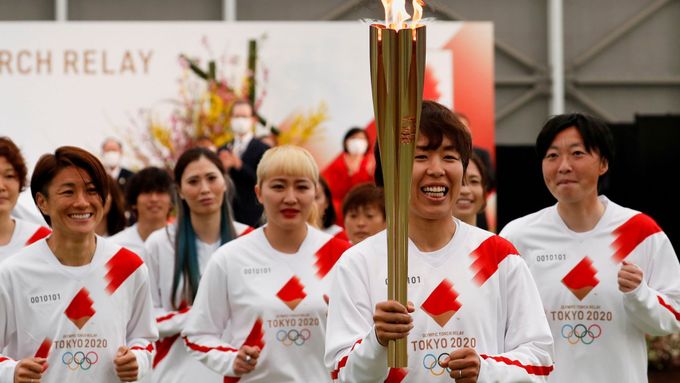 Olympijská pochodeň pro hry v Tokiu 2021