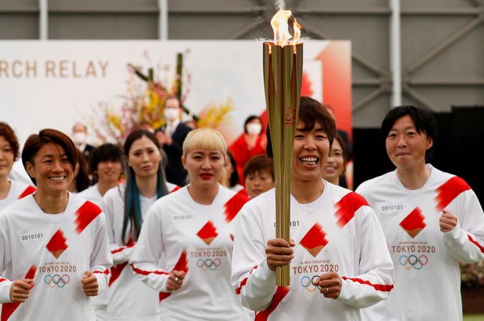 Olympijská pochodeň pro hry v Tokiu 2021