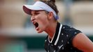 Markéta Vondroušová ve čtvrtfinále French Open 2019