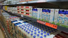 Mléko, mléčné výrobky, Lidl - ilustrační foto