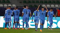 Radost Oscara Gloukha a izraelských fotbalistů v zápase proti Německu
