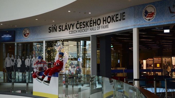 V úterý se veřejnosti otevřela zbrusu nová Síň slávy českého hokeje. Podívejte se do ní.