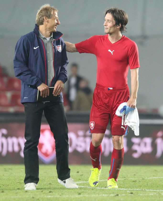 Česko - USA (2014): Jürgen Klinsmann a Tomáš Rosický