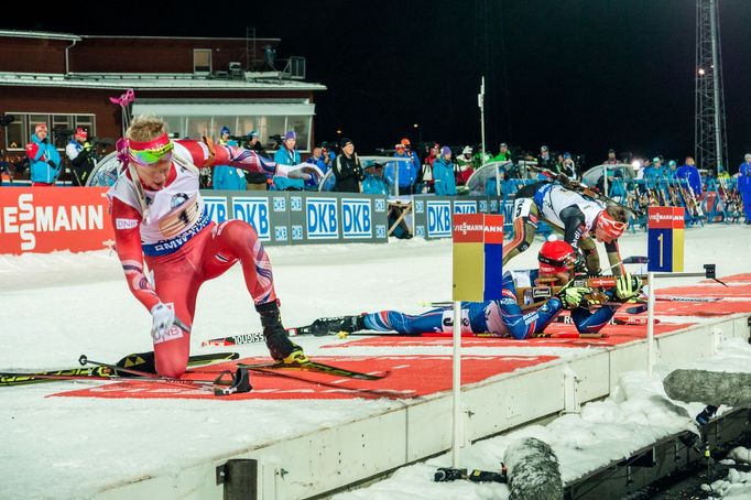 SP Östersund, Smíšená štafeta dvojic: Johannes Thingnes Bö  a Michal Šlesingr