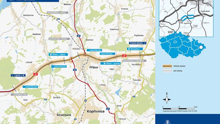 Řidičům se v Moravskoslezském kraji otevře další úsek dálnice D48