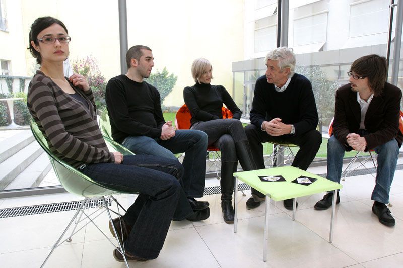 Jan Kaplický se svým týmem z Future Systems