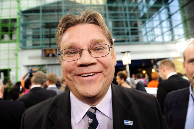 Šéf Pravých Finů Timo Soini.