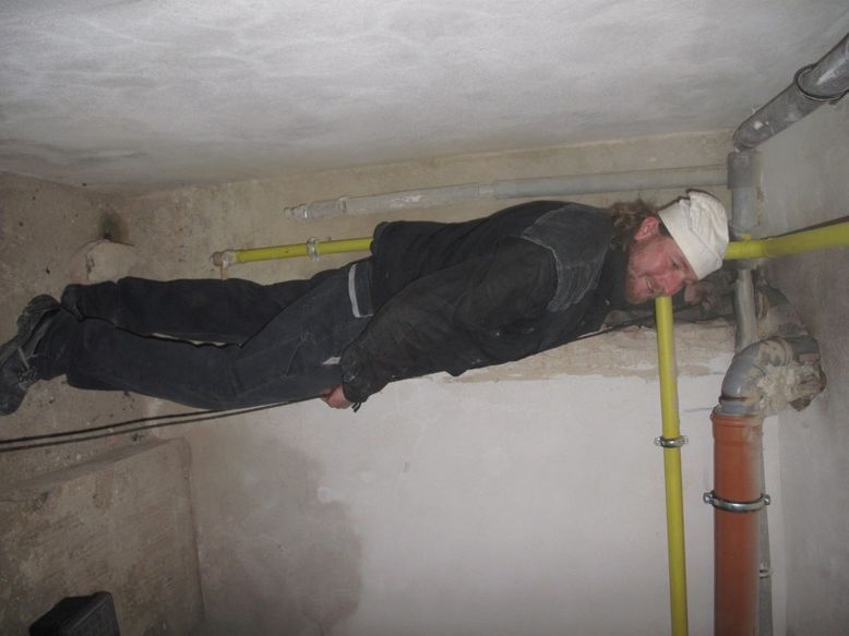 Kominíci při práci