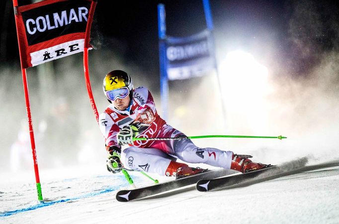 Marcel Hirscher na Světovém poháru v Are