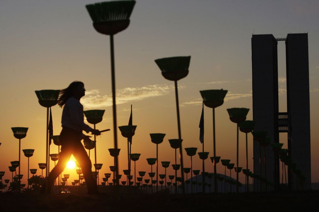 protesty brazílie brasília