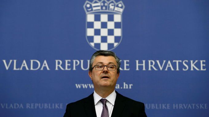 Sesazený chorvatský premiér Tihomir Oreškovič.