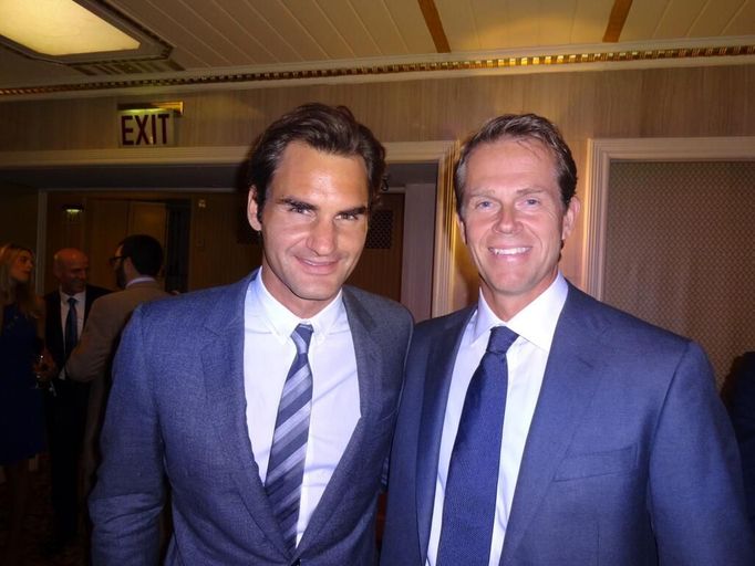 Roger Federer a Stefan Edberg