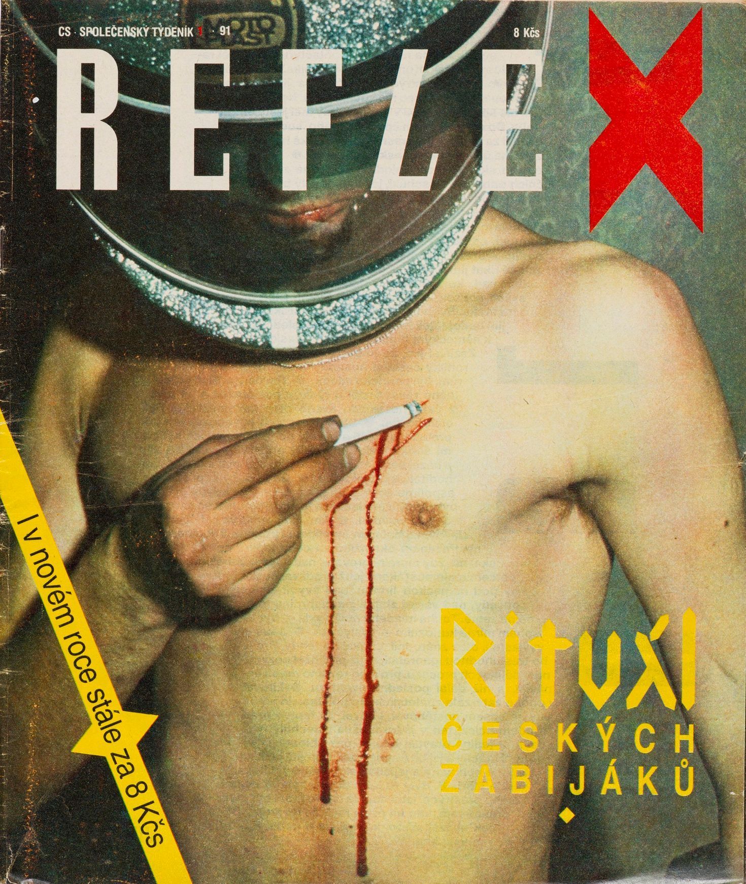Časopis Reflex, grafika Aleš Najbrt