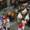 Běh s býky - španělská Pamplona