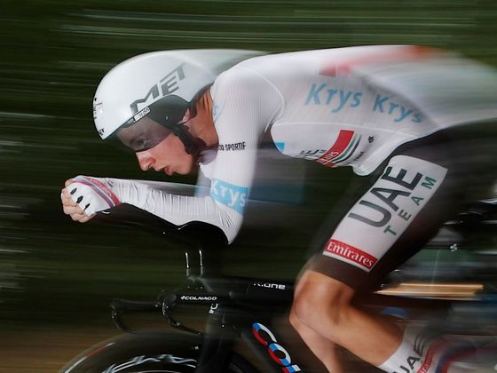 Tour de France 2020: Tadej Pogačar při časovce.
