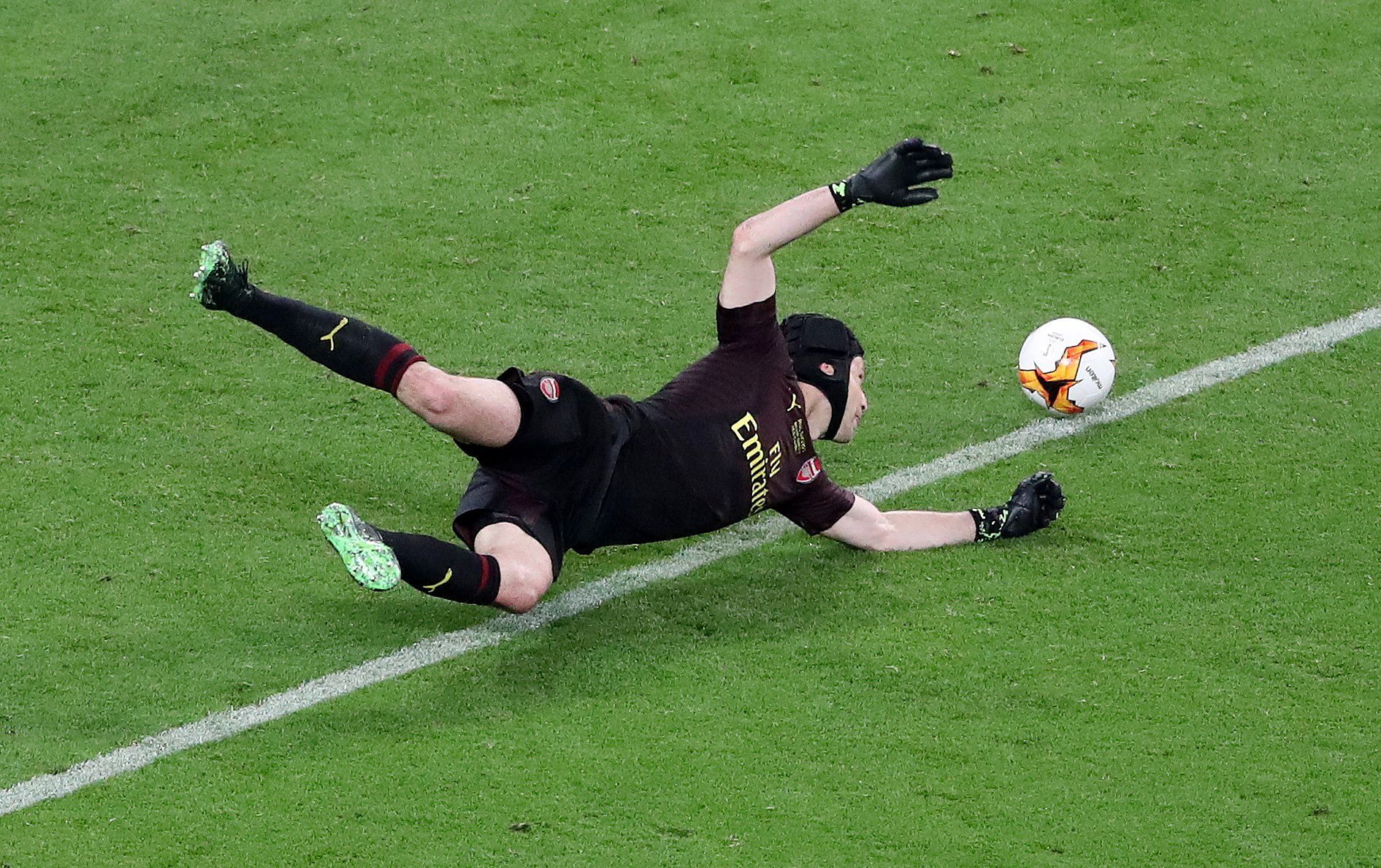 Petr Čech ve finále Evropské ligy 2019