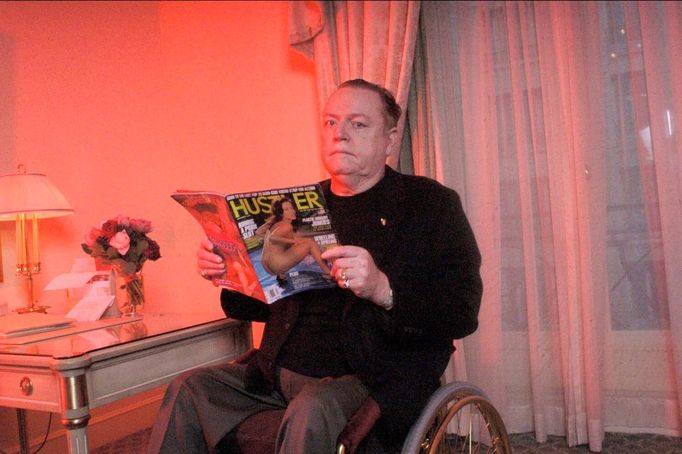 Larry Flynt, zakladatel pornočasopisu Hustler, na snímku z r. 2002.